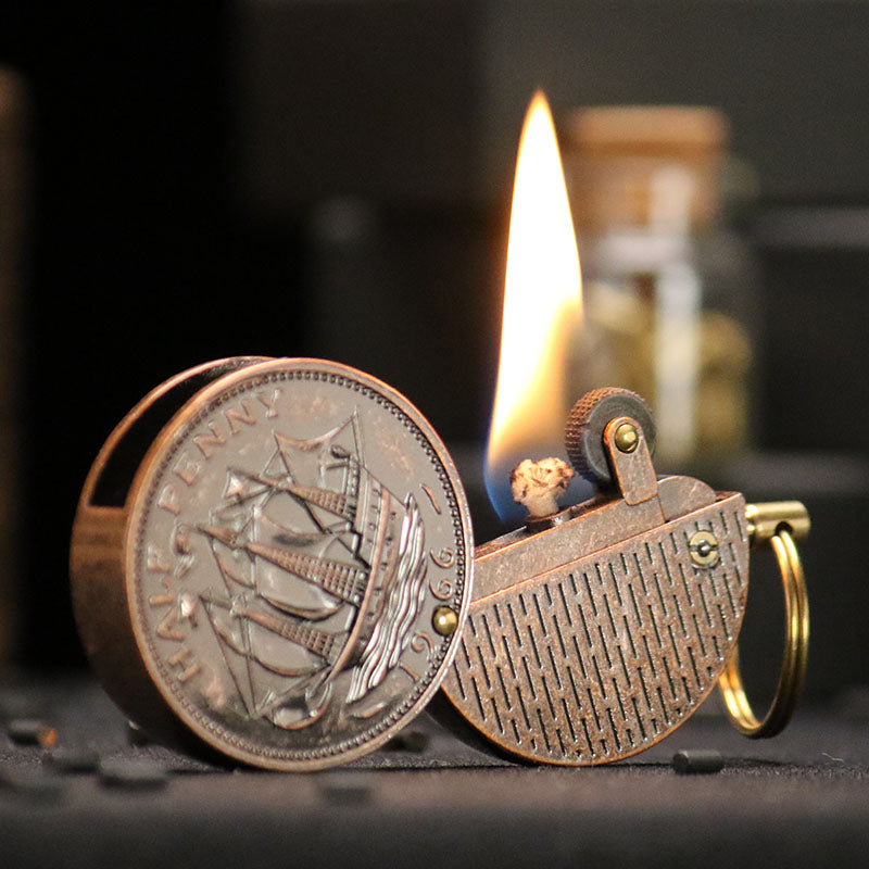 how to get a penny out of a cigarette lighter Half Penny Lighter