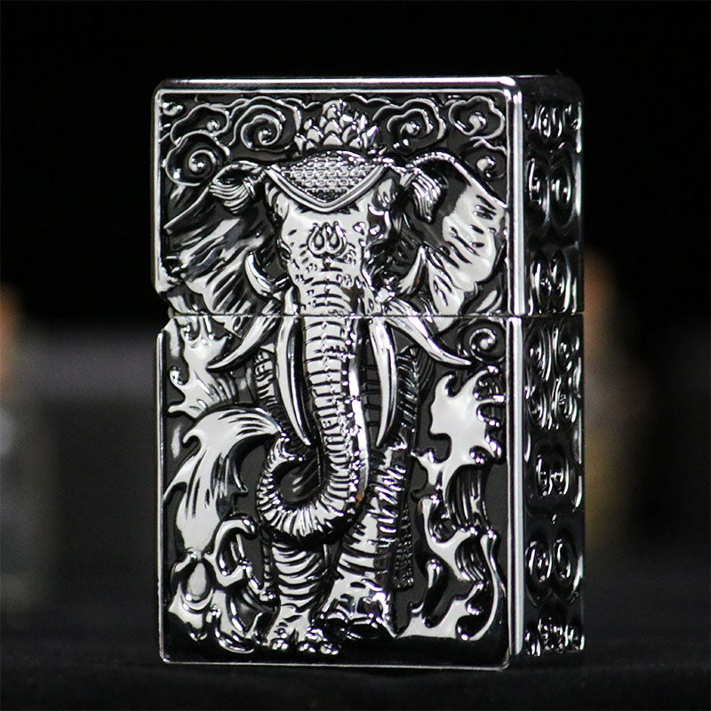 elephant cigarette lighter India Restoration Comes packaged in Zippos premium box Royal Tusk Lighter (NEW)